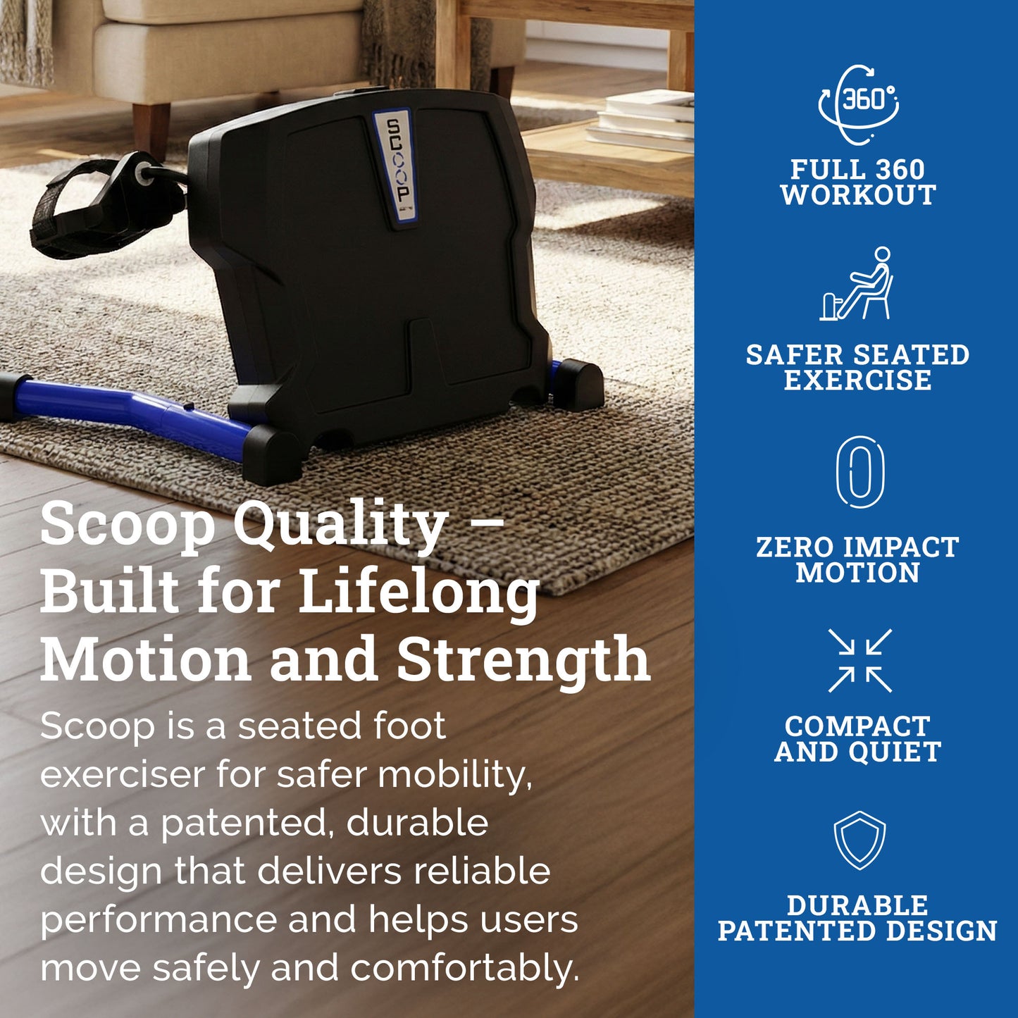 SCOOP Lateral Elliptical Trainer