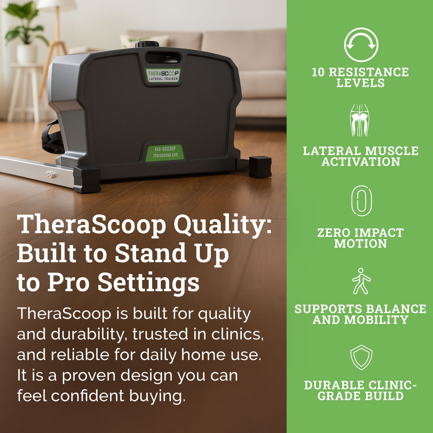 TheraScoop™ Lateral Elliptical Trainer