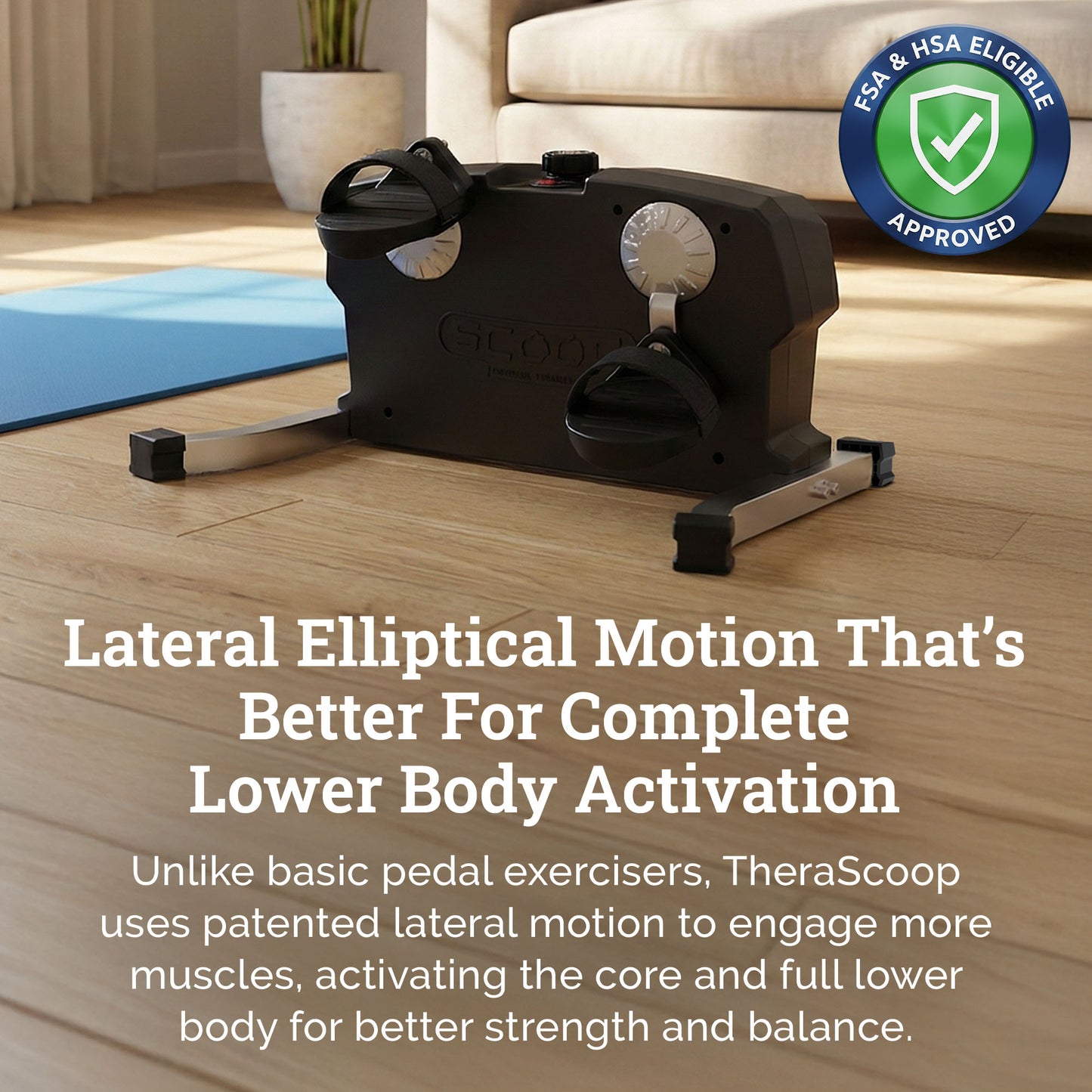 TheraScoop™ Lateral Elliptical Trainer