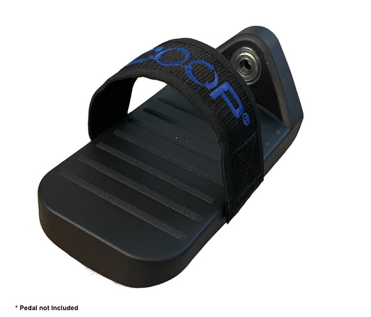 Pedal Upgrade for Scoop®:  Adjustable Velcro Straps for Standard Sized Pedals